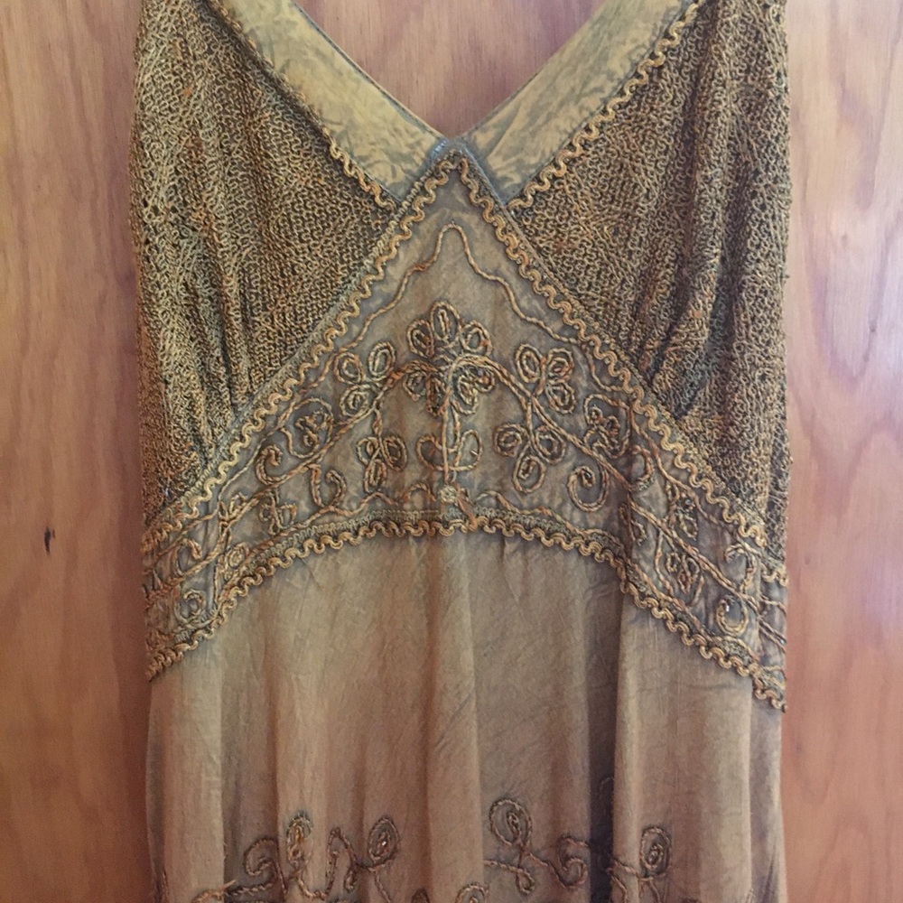 ON HOLD: Beautiful boho halter sundress - ombré